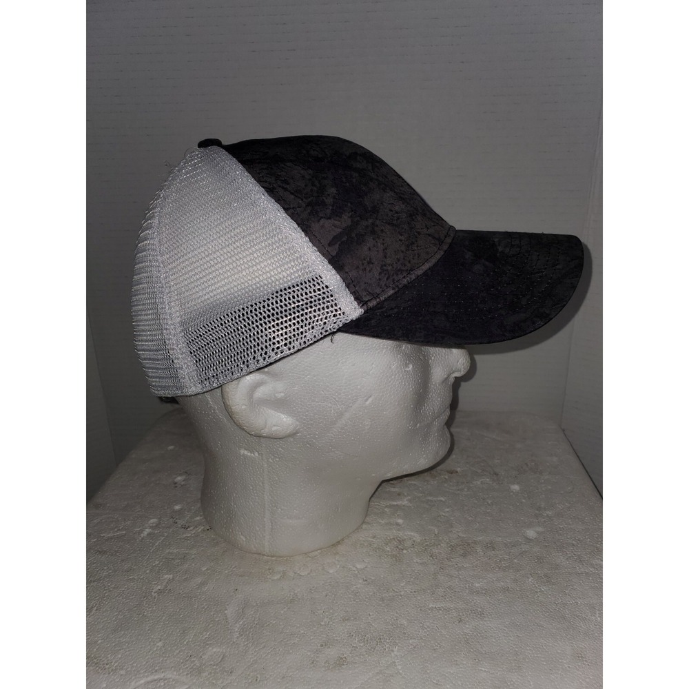 REALTREE ANTLER Trucker Hat Original Pattern L/XL Black/grey Woodland Camo - Picture 6 of 8